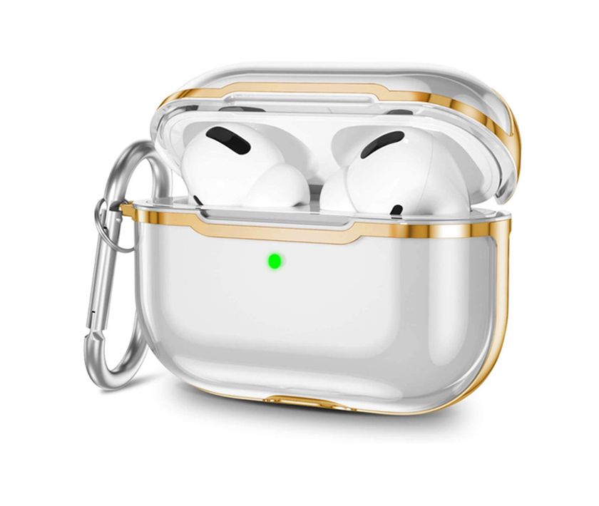Impact Protection Airpods Pro Case (Golden Plating)