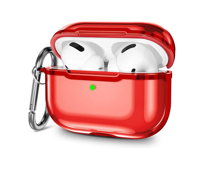Impact Protection Airpods Pro Case (Light Red)