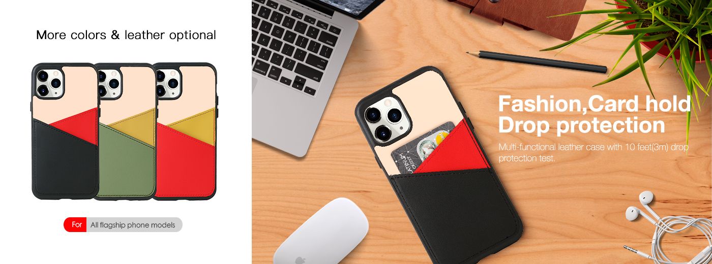 Contrast Color Case For All Phone(Red)