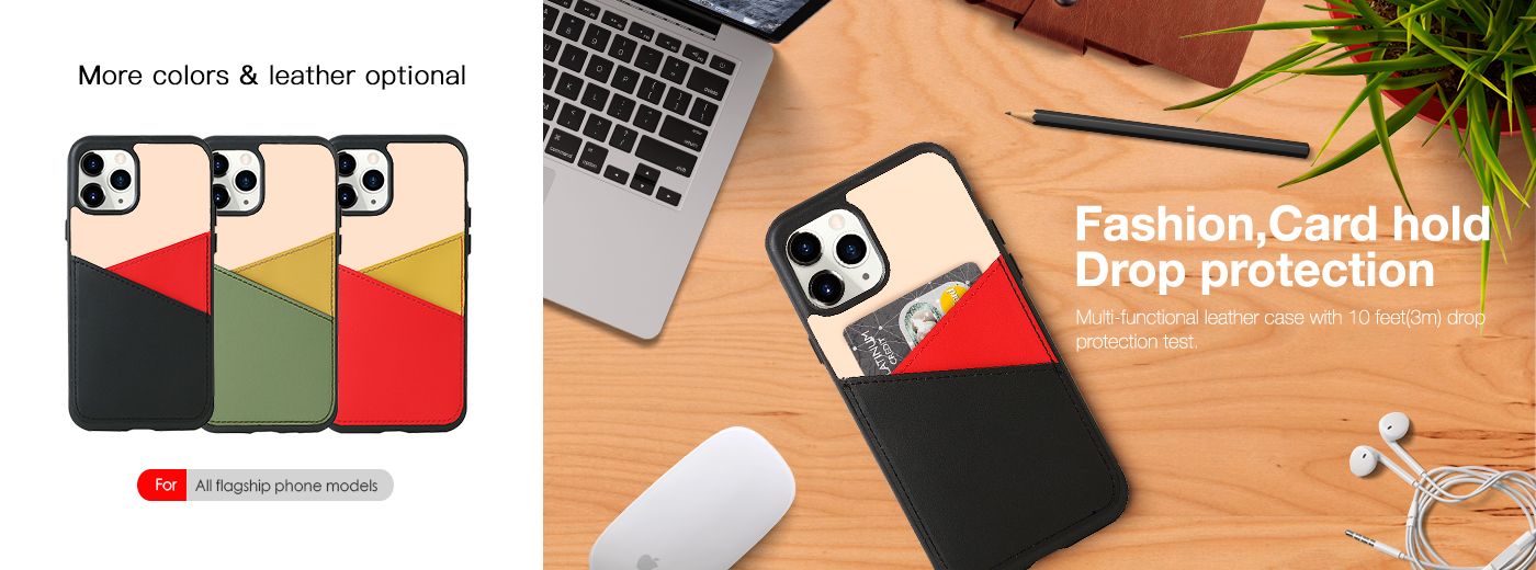 Contrast Color Case For All Phone(Black)