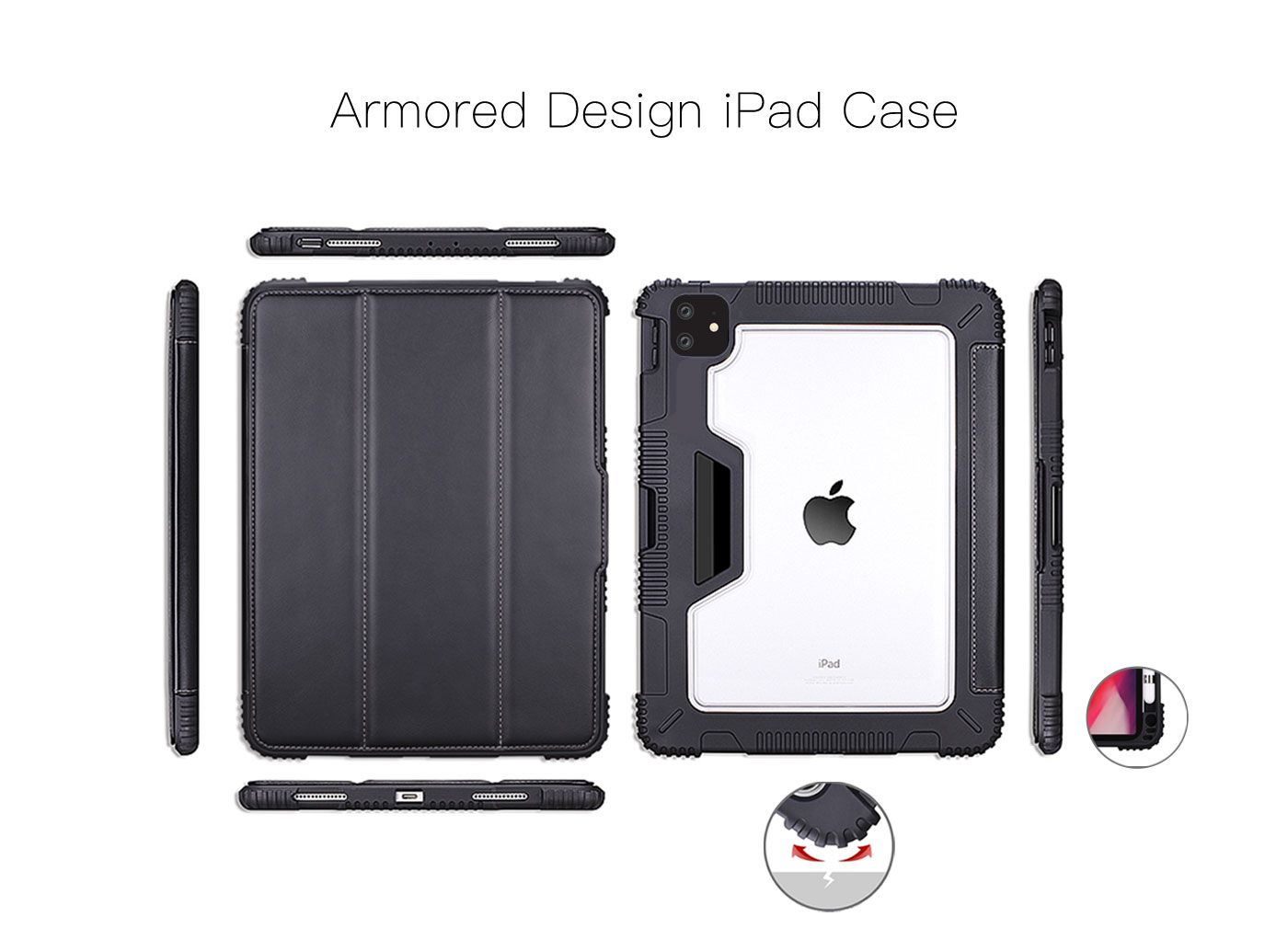 X-Defender Impact Protection iPad Case