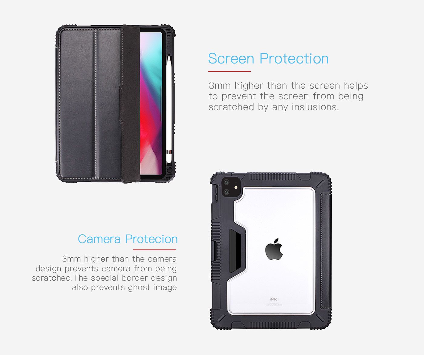 X-Defender Impact Protection iPad Case