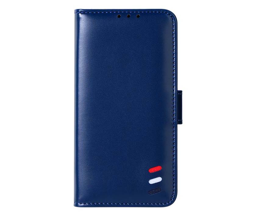 Luxury Leather Flip Cover(Blue)