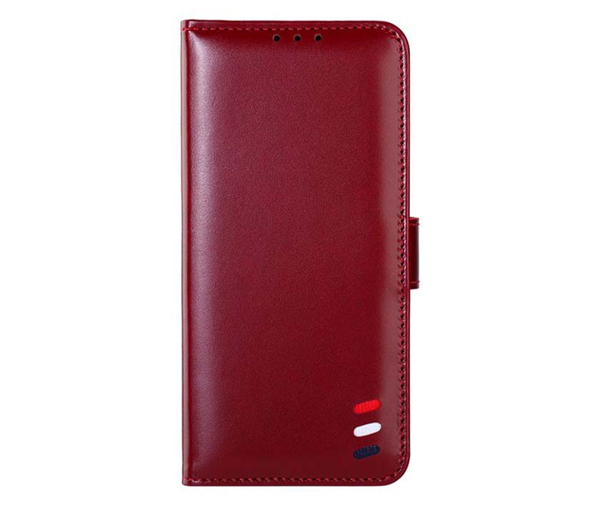 Luxury Leather Flip Case(Red)