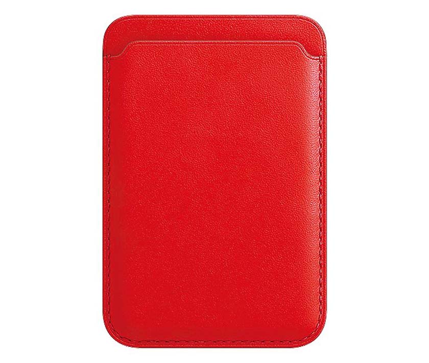 Magnetic Magsafe Wallet Case(Red)