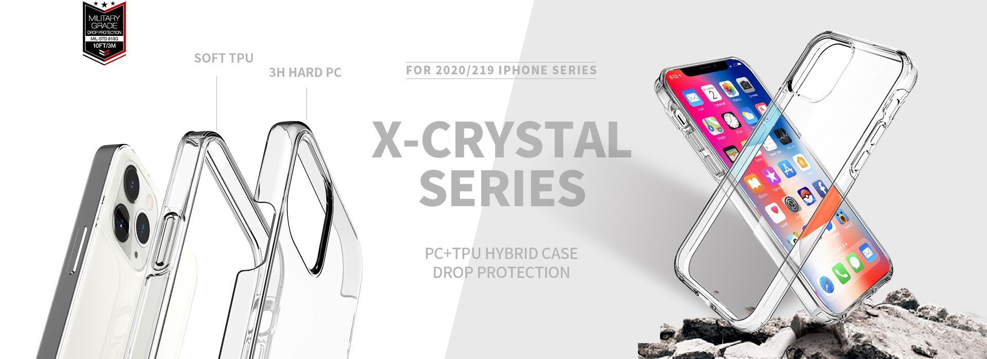 X-CRYSTAL Strong Protection Case