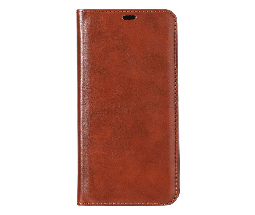 Luxurious Flip Leather Case(Brown)