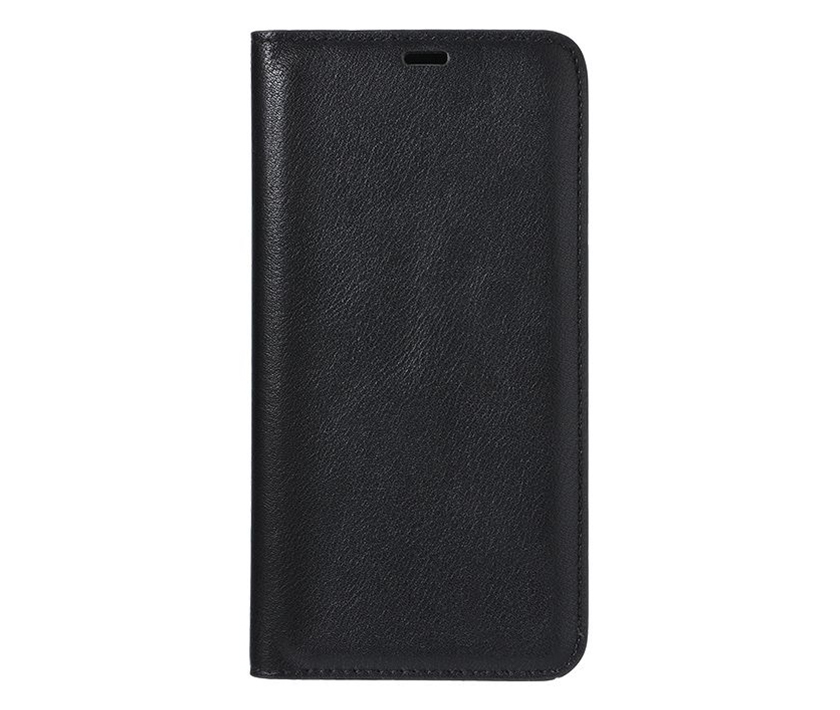 Luxurious Flip Leather Case (Black)