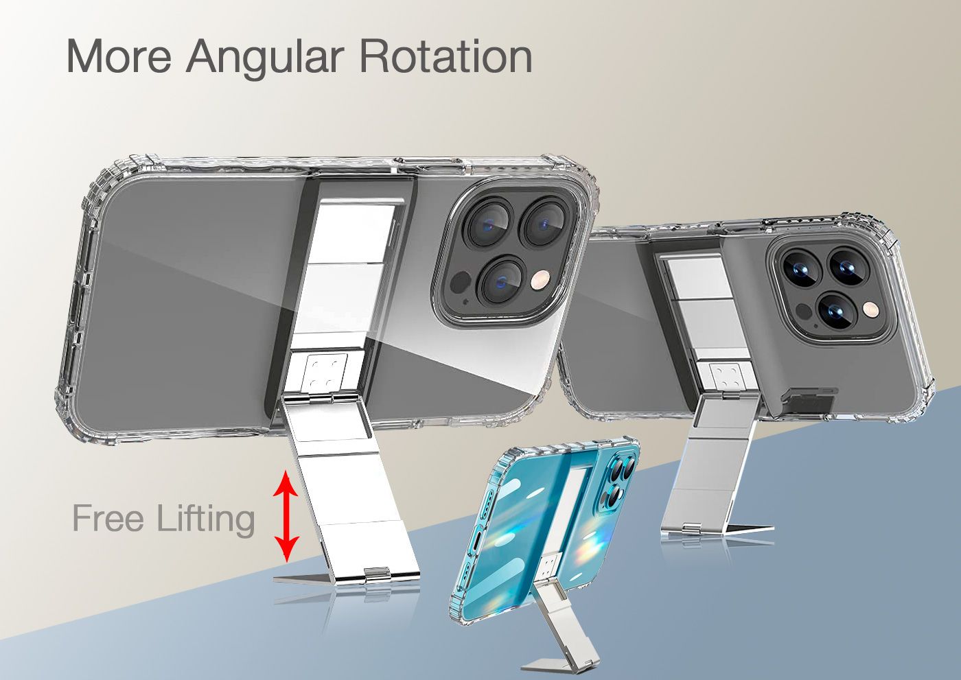 Adjustable Angle KickStand Case (Armored Car Version)