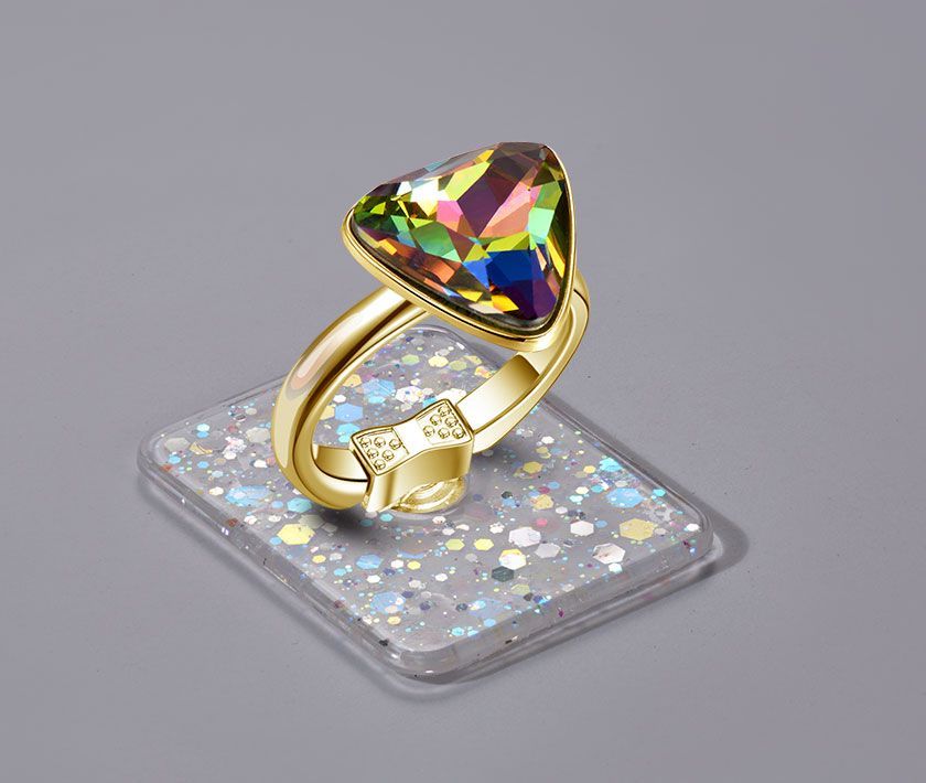 Rhinestone Ring Phone Holder