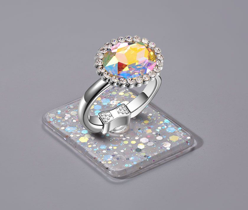 Rhinestone Ring Phone Holder