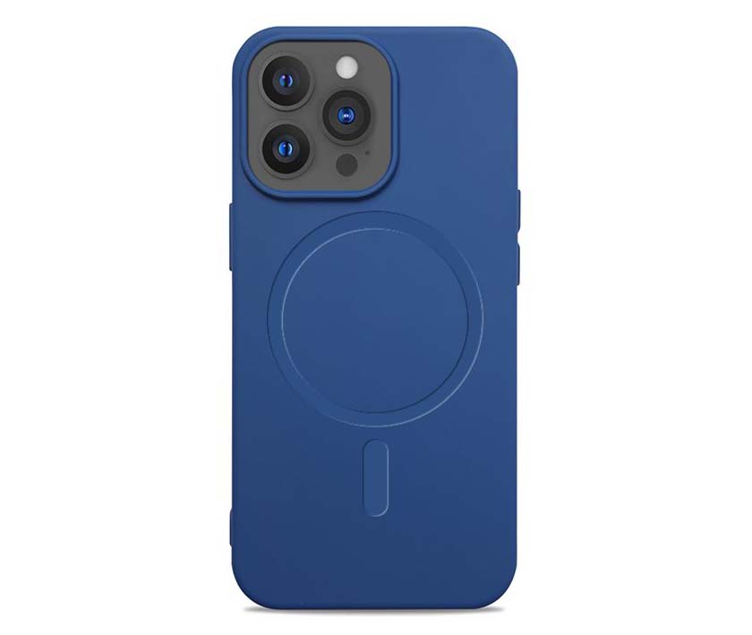 Magsafe case-Low Price Imitation Liquid Version (Navy Blue)