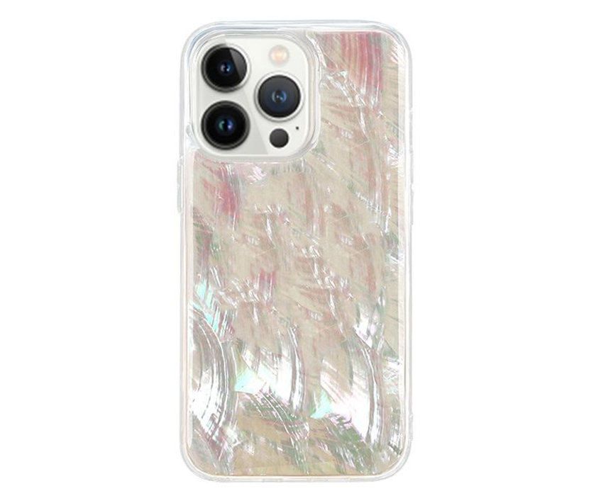 Genuine Cameo Shell Epoxy Case(White)